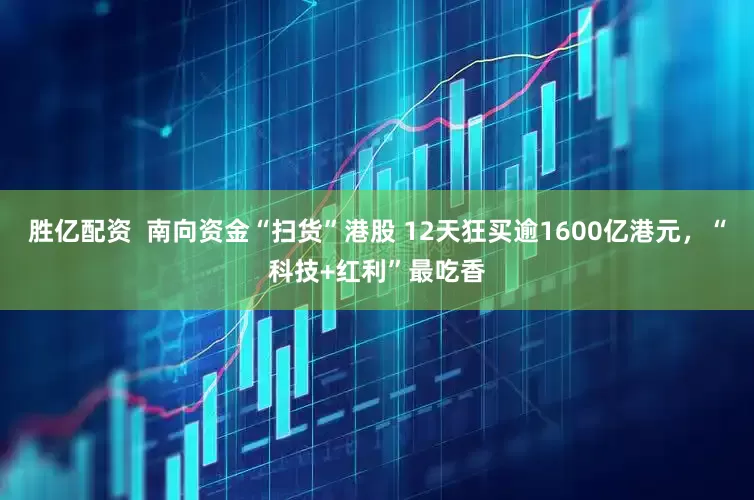 胜亿配资  南向资金“扫货”港股 12天狂买逾1600亿港元，“科技+红利”最吃香