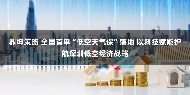 鼎坤策略 全国首单“低空天气保”落地 以科技赋能护航深圳低空经济战略