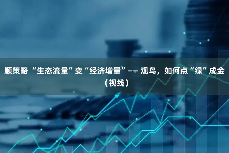 顺策略 “生态流量”变“经济增量”—— 观鸟，如何点“绿”成金（视线）