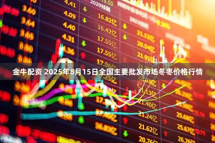 金牛配资 2025年8月15日全国主要批发市场冬枣价格行情